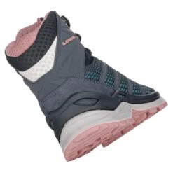 Lowa Wander-Travelschuhe Innox Pro Mid GTX (All-Terrain, Synthetik/Textil, Wasserdicht) Stahlblau/rose Damen -Lowa Store Lowa Travelschuhe Innox Pro Mid GTX Damen 320703 7930 5 1143x1143 1