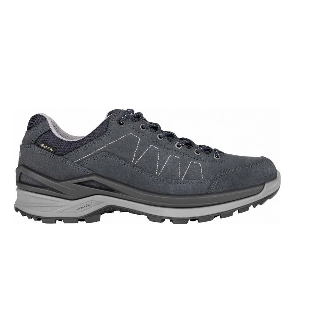 Lowa Wander-Travelschuhe Toro Pro Low GTX (Velours-Nubukleder, Wasserdicht) Stahlblau/grau Herren 1 Lowa Wander-Travelschuhe Toro Pro Low GTX (Velours-Nubukleder, Wasserdicht) Stahlblau/grau Herren